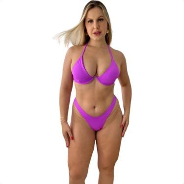 Imagem de Biquíni Aro Inteiro Aviador Asa Delta Lançamento Verão Fio Dental Dupl