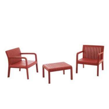 Imagem de Conjunto Para Área Externa Maldivas com 2 Poltronas, 1 Mesa - Inova Of