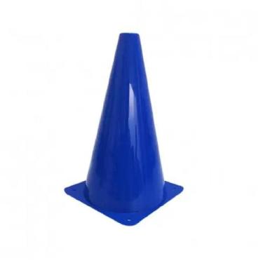 Imagem de Kit 5 Cones 30 Centímetros Treinamento Funcional - Emil Plásticos, Azu