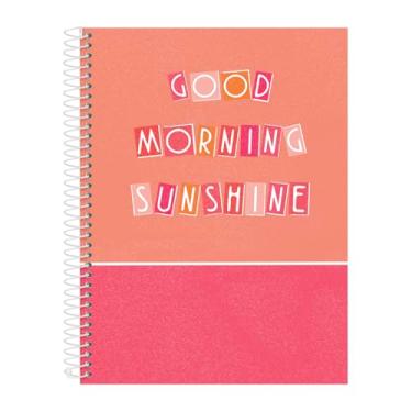 Imagem de Caderno Universitário 20 Matérias Euforia Good Morning Sunshine Coral