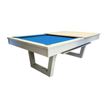 Imagem de Mesa de Sinuca/bilhar com Tampo de Jantar Cor Nude - 2,34 x 1,34 - Azul royal