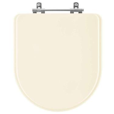 Imagem de Assento Sanitário Poliester Duomo Plus Creme para vaso Deca - Pontto L