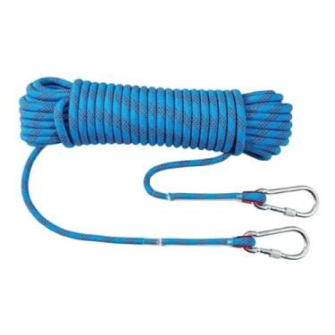 Imagem de kowaku Linha de capa de barco com ganchos duplos de caiaque de canoa, encaixe de, acampamento ao ar livre de reboque de iates ancoragem corda de, Azul