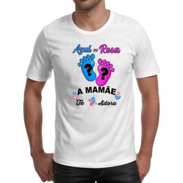 Imagem de Camiseta Unissex Cha Revelacao Mamae te adora - Alearts, GG