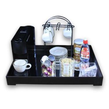 Imagem de Bandeja Espelhada para Cantinho do Café Cozinha Escritório Modelo de L
