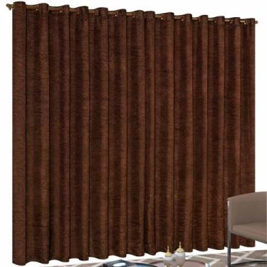 Imagem de Cortina Cetim Amassado 5,00x2,70 Para Sala ou Quarto - Paulo Cesar Enx