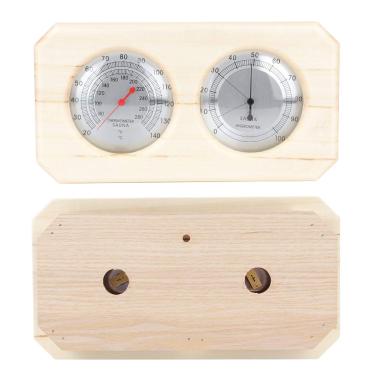 Imagem de Chapéu Sauna Lã Hygrometre Interieur 30 × 14 × 4 Portátil 2in Wood Thermo Higrômetro Termômetro Higrômetro Sauna a Vapor Acessórios para Sala