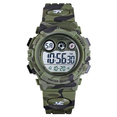 Imagem de Relógio Infantil Menino Skmei Digital 1547 Verde Camuflado