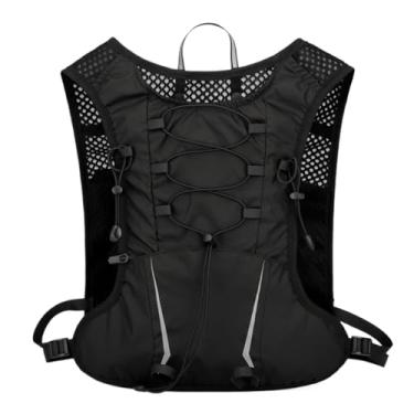 Imagem de Mochila de corrida, mochila de água para corrida | Marathoner Water Daypack | Pacote de hidratação reflexiva ajustável para ciclismo de acampamento ao ar livre