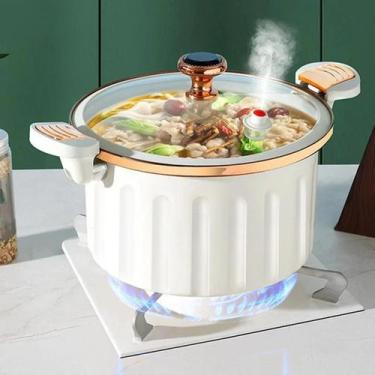Imagem de Panela de sopa de micro pressão 12l, antiaderente, frigideira, orelha 