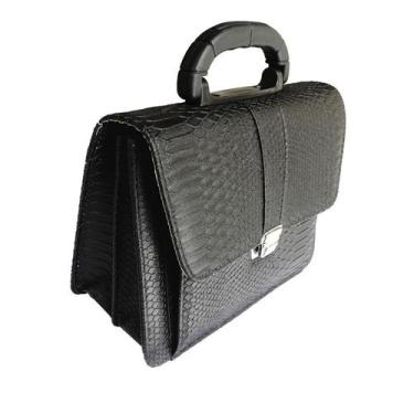 Imagem de Pasta Bolsa Ccb Capanga Serp Preta Ap R1518 Musical Rava