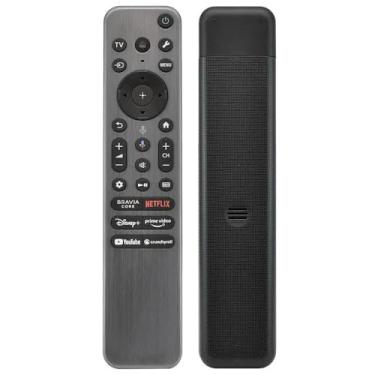 Imagem de XINFUTE Novo controle remoto de substituição RMF-TX910U para Sony 4K 8K Voice TV com retroiluminação RMF-TX900U