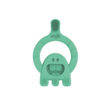 Imagem de Dental Baby Angelus Mordedor com Cerdas - Verde