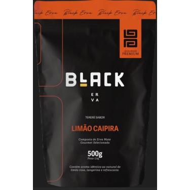 Imagem de ErvaMate Black 500g  Tradição e Sabor Marcante, Limão Caipira
