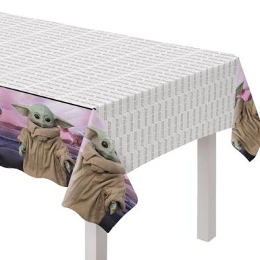 Imagem de Capa de mesa de plástico Star Wars Yoda - 137 cm x 243 cm | 1 peça