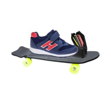 Imagem de Tênis Infantil Menino Tam 23 ao 34 - Tênis Vortex + Estojo e Skate - S