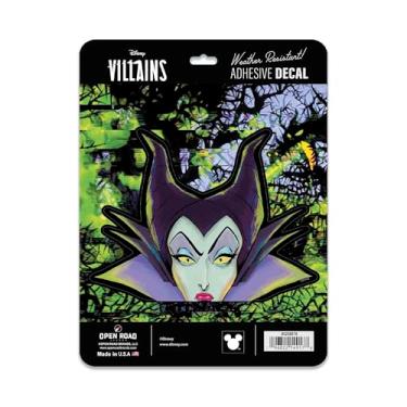 Imagem de Adesivo de vinil Disney Villains Malévola – Adesivo de malévola escura para janelas traseiras ou painéis laterais automotivos