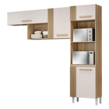 Imagem de Cozinha Compacta Vitória 2001910 Atacama Off White - Aramóveis