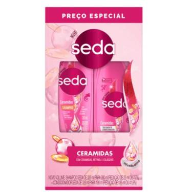Imagem de Kit Shampoo Seda Ceramidas 300ml + Condicionador 190ml Seda