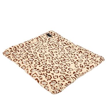 Imagem de KIMISS Almofada de Aquecimento de Animais de Estimação Elétrica Lavável Dobrável - Cobertores Ajustáveis para Animais Internos, Tapete de Aquecimento de Flanela para Cães e Gatos Pequenos (Ajuste de