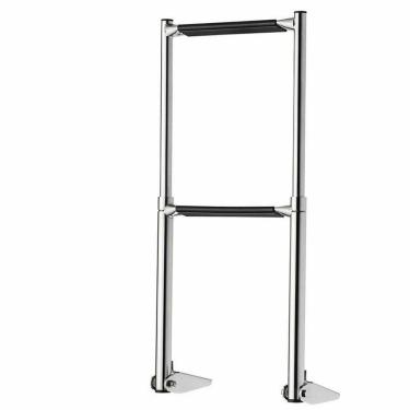 Imagem de Escada Telescópica Dobrável Em Aço Inox Com 2 Degraus