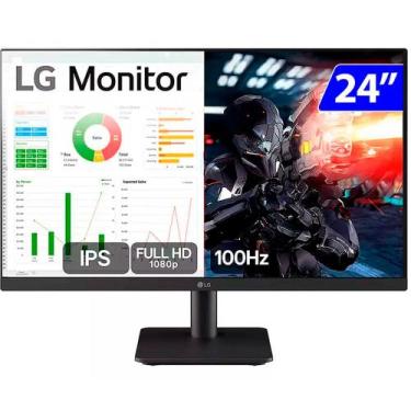 Imagem de Monitor Gamer LG 24MS500 24 Full HD 100Hz IPS HDMI, 24"
