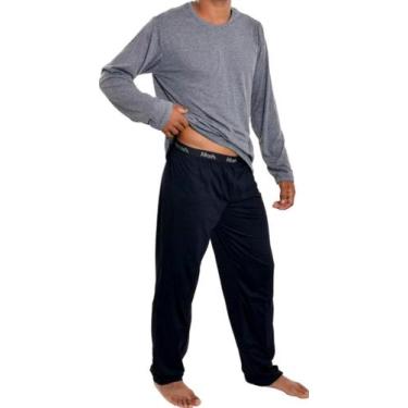 Imagem de Pijama Algodão Mash Masculino Manga longa com calça 80042, Cz06, GG