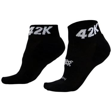 Imagem de Meia Curta para Corrida HUPI - Running Pro 42K Preto, Cor: PRETO