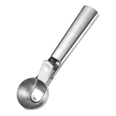 Imagem de Colher Pegador de Sorvete com Ejetor em Aço Inox 18cm