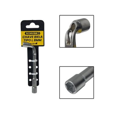 Imagem de Chave Biela Tipo L De 8Mm Vazada