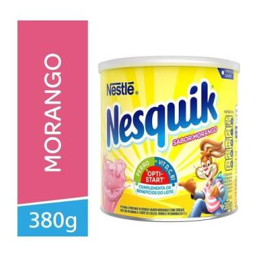 Imagem de Achocolatado Nesquik Morango 380g - Embalagem com 24 Unidades - Nestlé