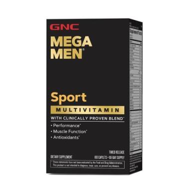 Imagem de GNC MegaMen SPORT Multivitamínico (180 Tabletes) / Importado
