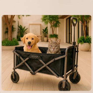 Imagem de Carrinho De Carga Transporte Dobrável e Portátil até100kg