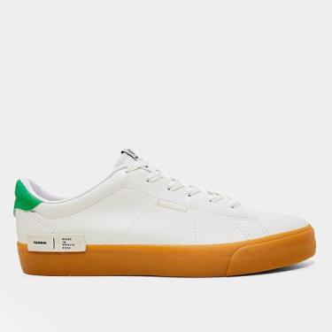 Imagem de Tênis Rainha Soho Masculino, Branco, Verde, 42
