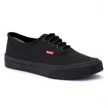 Imagem de Tênis Redley Masculino Conforto e Estilo Qualidade Garantida, Preto, 4