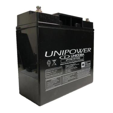 Imagem de Bateria Unipower para Nobreak UP12180-06C029 M5 12V 18.0Ah