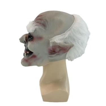 Imagem de Máscara de sobrancelha branca, resina de demônio antigo, rosto inteiro