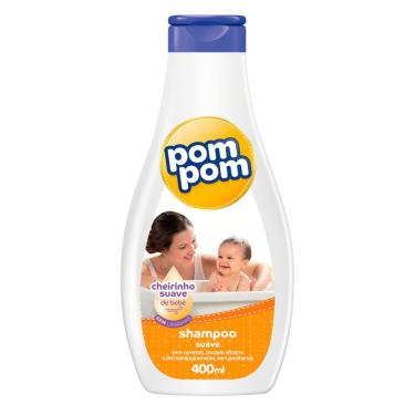 Imagem de Shampoo Infantil Pom Pom Cheirinho Suave de Bebê 400ml