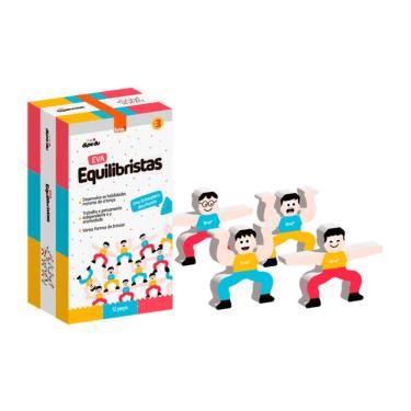 Imagem de Brinquedo EVA Equilibristas Dipedu Com 12 Peças - Brw 1030