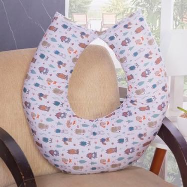 Imagem de Almofada Amamentação Multifuncional para Bebê Menino com Capa Removível (Bosque)