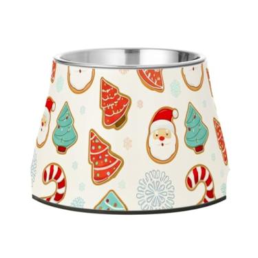 Imagem de Burbuja Tigela de ração para animais de estimação de aço inoxidável para comida e água, antiderrapante para cães médios e gatos, 590 ml