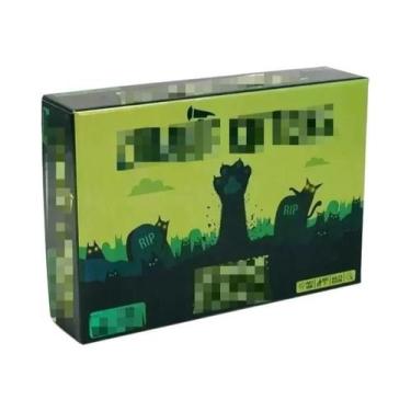 Imagem de Jogo de tabuleiro EK Jogo de cartas para festa de lazer de gato vermel