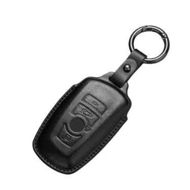 Imagem de Capa para chave de carro, protetor de suporte, compatível com BMW 1 3 5 7 Série X1 X3 X4 X5 F10 F15 F16 F20 F30 F18 F25 M3 M4 E34 Acessório(B-green keyring)