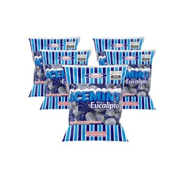 Imagem de BALA ICEMINT, Eucalipto Santa Fé, Kit 5 Pacotes, 600g