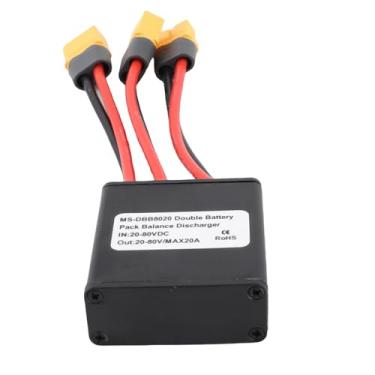 Imagem de KIMISS Conversor de Descarga de Bateria Dupla DC20-80V Interface XT60 Adaptador de Módulo Paralelo de Bateria Dupla para Motores de 250-3000 W, Fonte de Alimentação Aprimorada para Aplicações (20A)