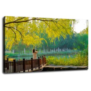 Imagem de 25 Autumn Poster August Canvas Prints Plant Wall Art For Home 1 painéis Decorações com moldura 61.0 cm x 40.6 cm