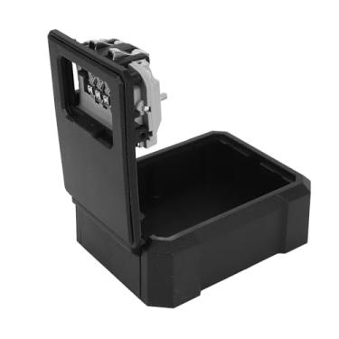 Imagem de aqxreight Cofre de Chave Com 4 Dígitos para Montagem na Parede, Combinação de Chave, para Casa, Apartamento, Escritório, Hotel, Escola, Preto, Apenas Algumas Etapas de Instalação para o Design do