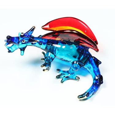 Imagem de ThaiHonest Handmade Dragon Art Hand Blown Glass Animal Figurine