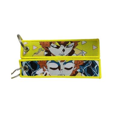 Imagem de Chaveiro De Anime Japonês Com Bordado Legal, Tags Para Chaves De Motoc