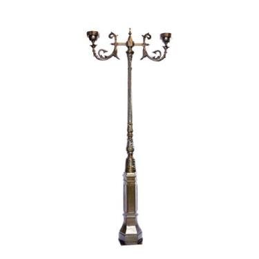 Imagem de Poste Colonial de Jardim Paris 02 Globos Alumínio 307cm - Luminárias N